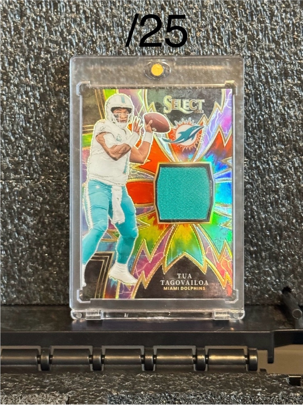 🔥 2023 Tua Tagovailoa /25 Panini Select Prizm Patch #tua #miamidolphins